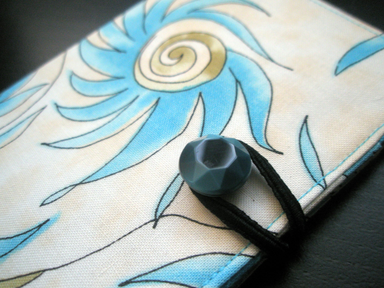 Turquoise Swirl Tea Wallet