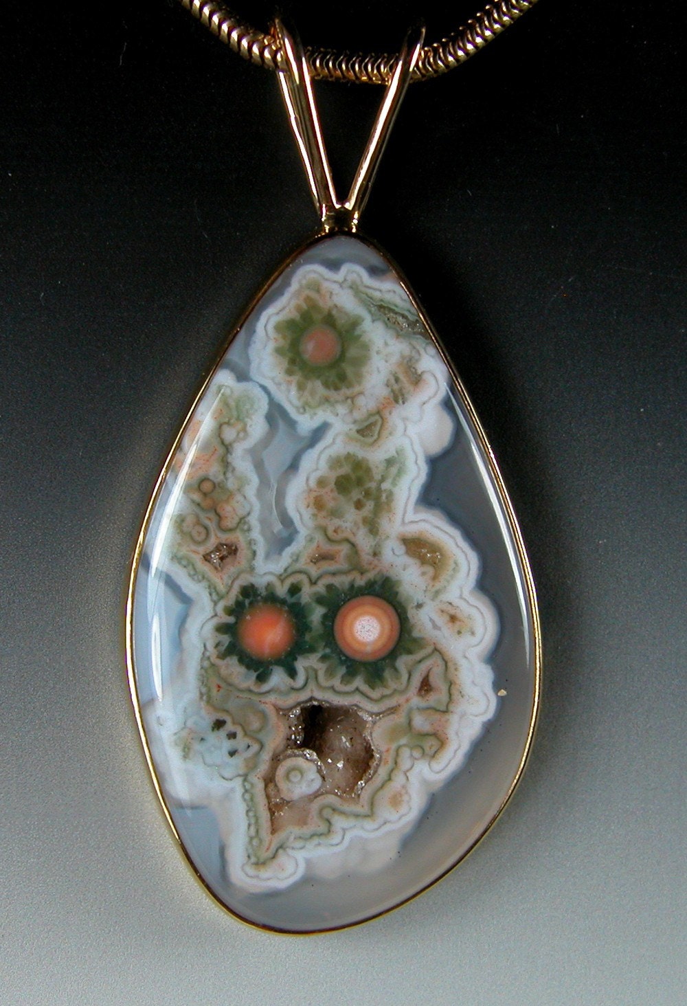 Lapi, The Ocean Jasper Wildman Talisman. CUSTOM FOR MAPLEROK---HOLD