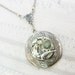 Steampunk Locket Necklace - Silver Fly Me Home - Jewelry by BirdzNbeez