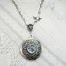 CUSTOM LISTING Compass Locket Necklace - Silver Compass Locket - Guidance  - Steampunk Jewelry by BirdzNbeez