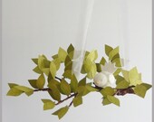 Gender Neutral Green Tree Limb Mobile- baby Mobile- Nursery Mobile