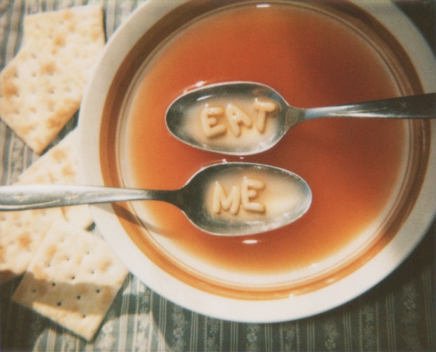 Eat Me - 8x10 Retro Polaroid Print - Fine Art Print - Soup Food Kitchen