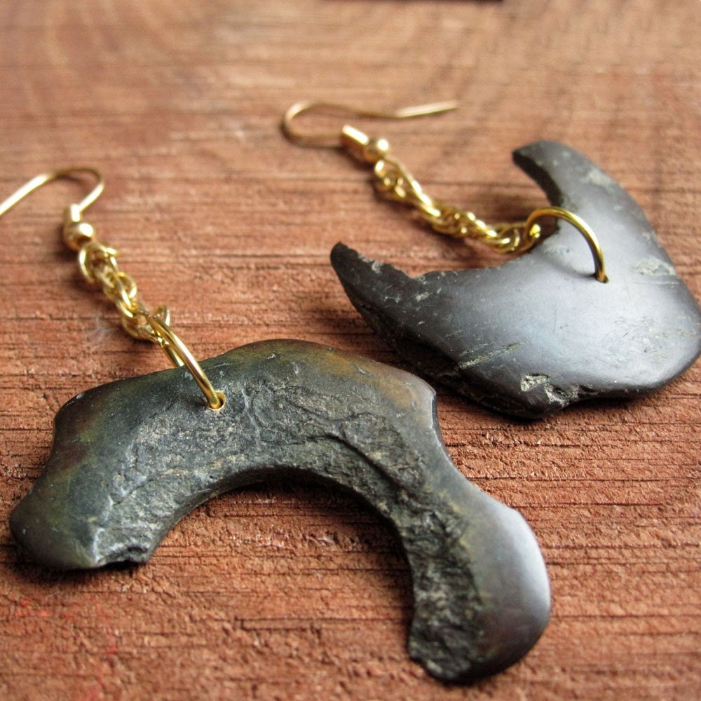 Evolution Black Earrings