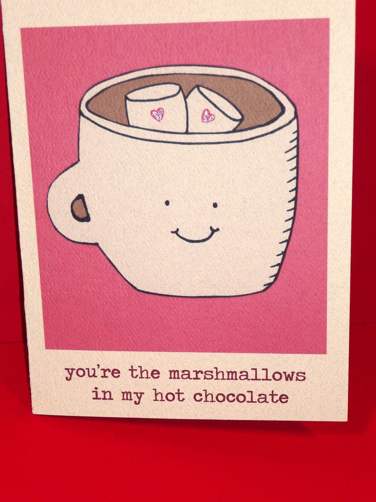 Marshmallow Love - Greeting Card