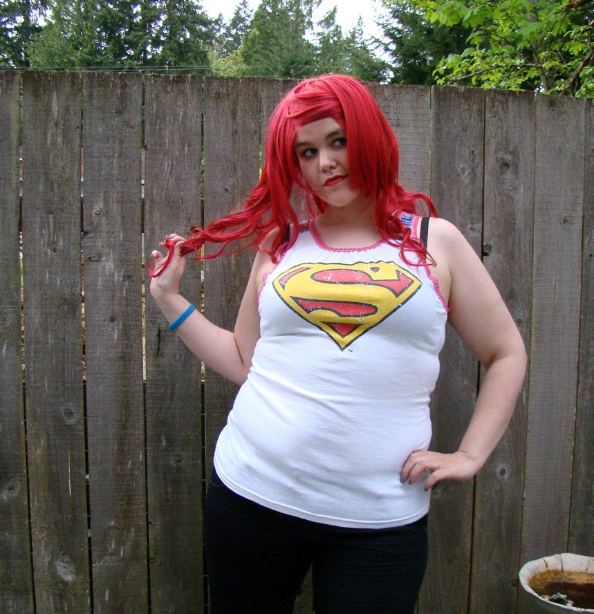 SUPERGIRL shirt M L
