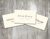 Simple Text Place Card