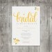 Blossom Bunches Bridal Shower Invitation (DIGITAL FILE)
