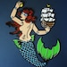 Posable OCTOPUS Paper Doll Old School Tattoo Art Pinup