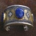 Lapis Lazuli Cuff with Gold Wash, Afghanistan- Kazakh