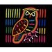 Awesome Mola Owl ACEO Print