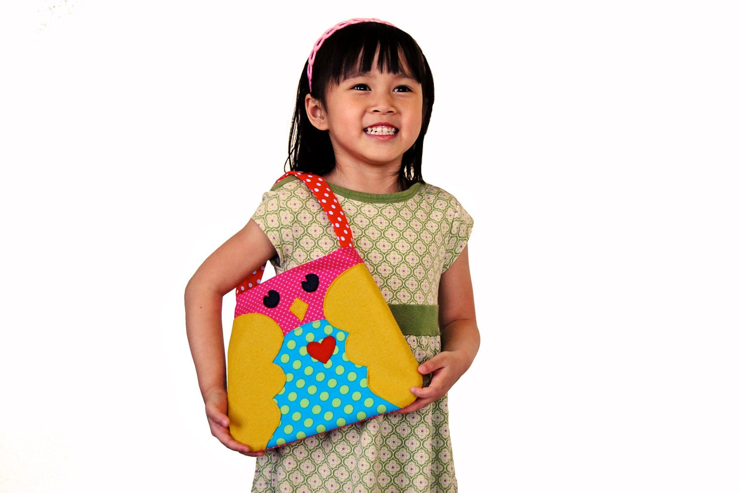 Adorable owl little girl's purse