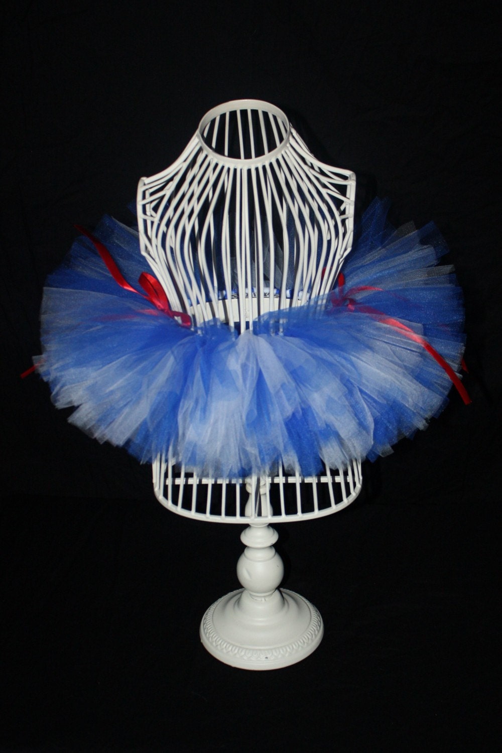 Go ...Dodgers ...Premade and ready to ship.. red, white, blue, tutu skirt for NB to 24 mons old.. by I Luv U Tutu Much Boutique as featured by Parents Magazine