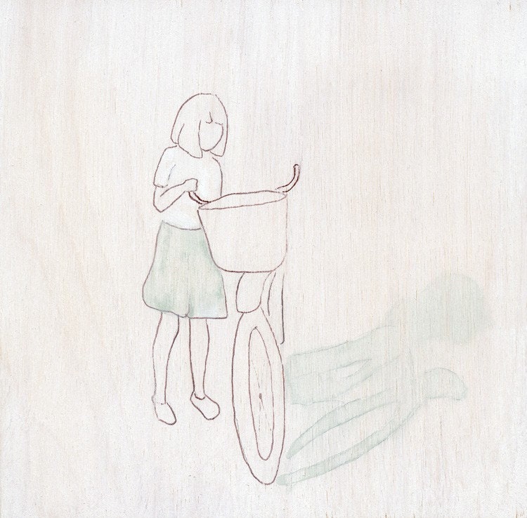 girl and her bike