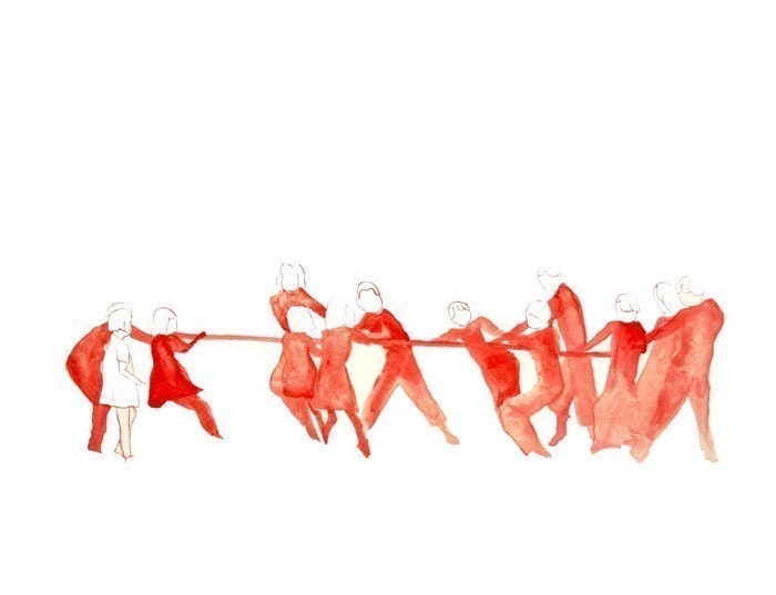 Tug of War (red)