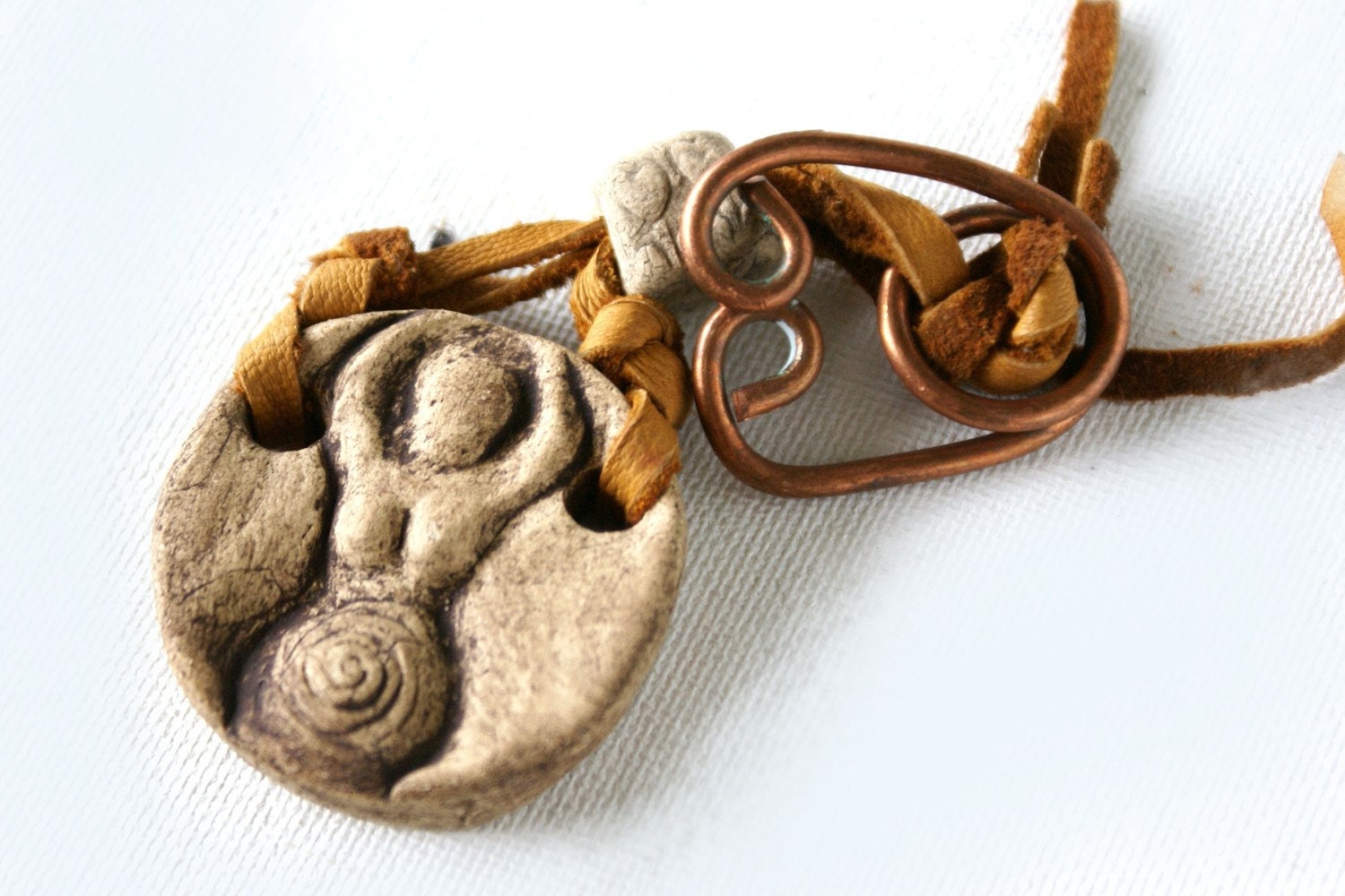 Goddess Pendant-White Moon Goddess Amulet-Goddess Pendant- Moon Goddess Pendant-Goddess Pendants-Nude Goddess Pendant- Pendants Goddess