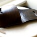 Leather Belt Bag with Celtic Beasts-Celtic Knot Work Leather Belt Bag-Tooled Leather Belt Bag-Brown Leather Belt Bag
