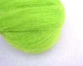 Roving for Spinning -- Polypay Wool Lime -- 4 oz.