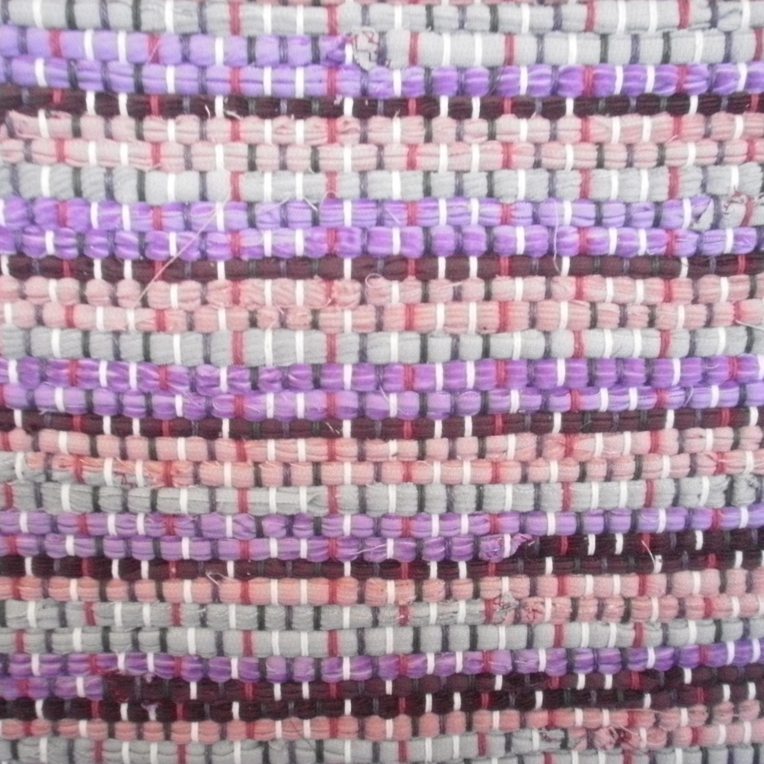 Handwoven Rag Rug -- Corduroy -- 26 x 62 inches