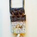 RESERVED FOR DI Collage Art Journal Miniature Book Pendant Glass Journal Tiny Book Jewelry Gift For Writer Gift for Book Lover