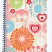 Owl Power Spiral Notebook Journal - Recycled Paper