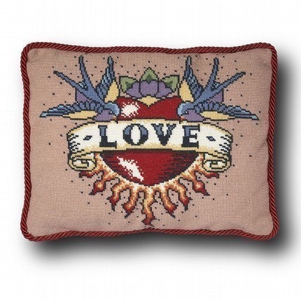 Love Tattoo Needlepoint Kit