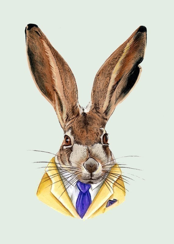 Jackrabbit print 8x10
