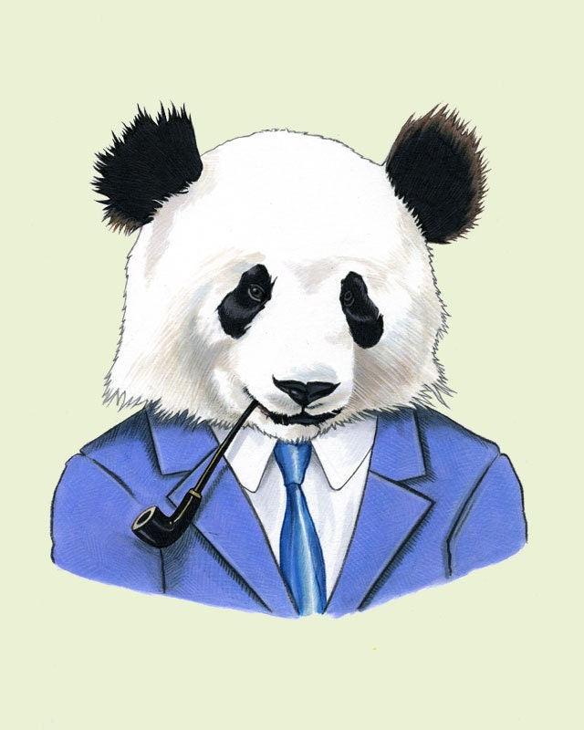 Panda Bear print 8x10