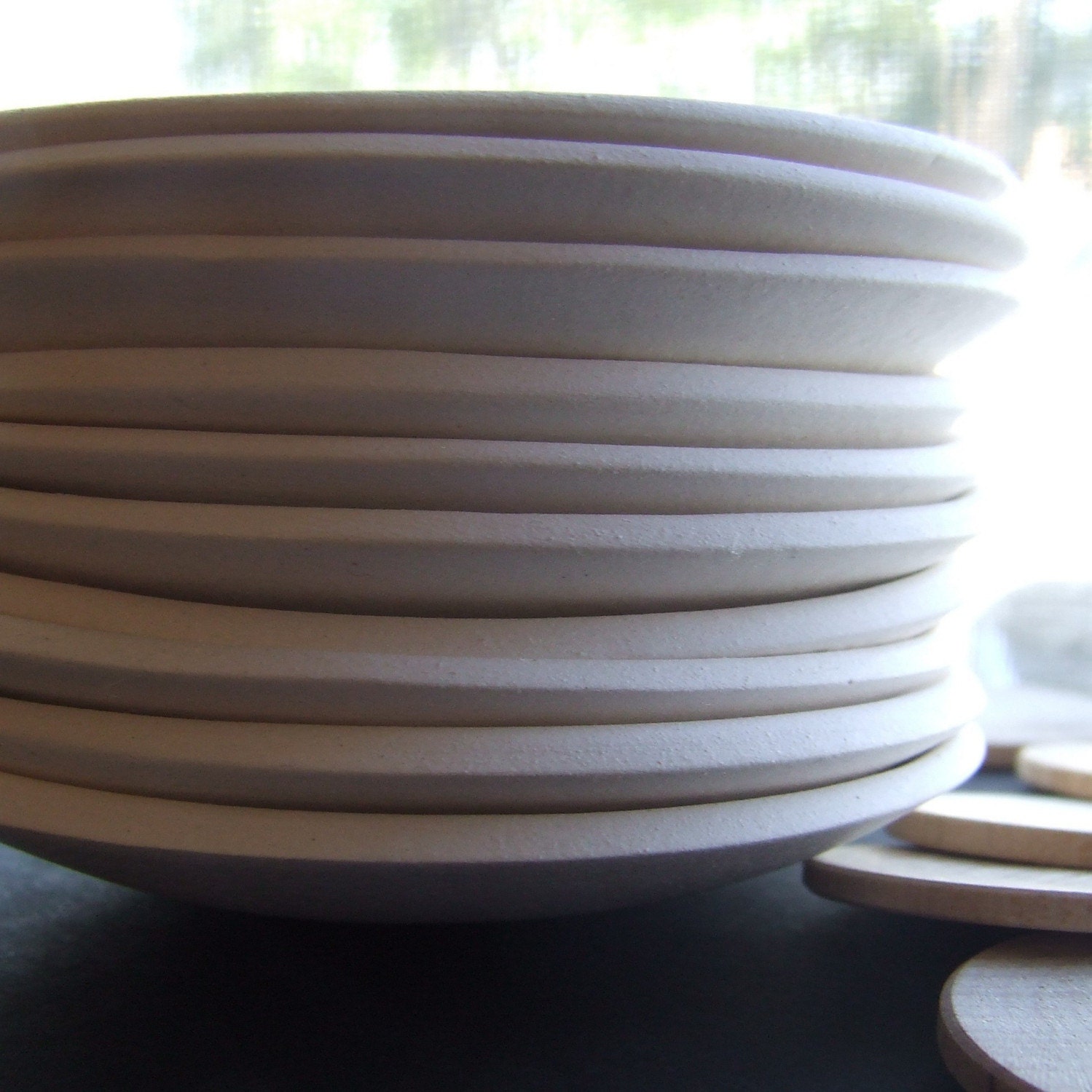 SET of 10 CUSTOM tiny text bowls by Paloma's Nest - wedding favors - bridal party - events Special Discount