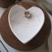 I CARRY YOUR HEART heart shaped Ring Bearer Bowl (tm) for wedding or commitment ceremony from Paloma's Nest