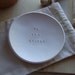 BE THE CHANGE tiny text bowl