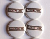 Woodgrain Days of the week banners flair