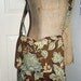 Luscious Mocha\/Forest Green Reversible Hip Sling Bag