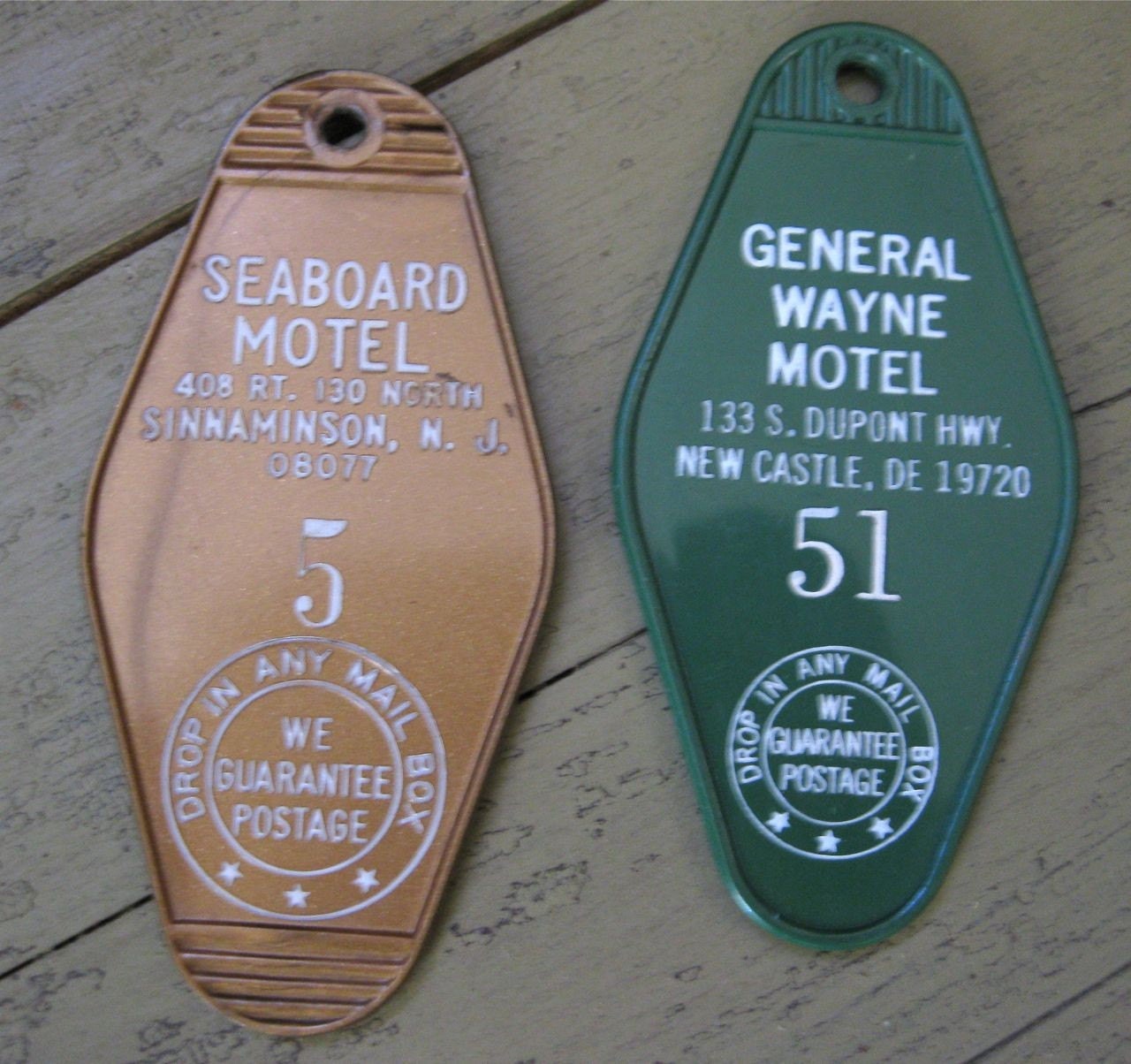 Vintage Hotel Key Tag Motel by Fishlegs on Etsy