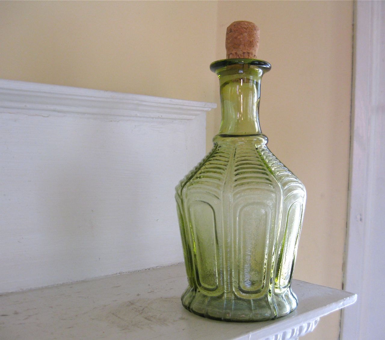 Vintage Green Bottle - Decanter