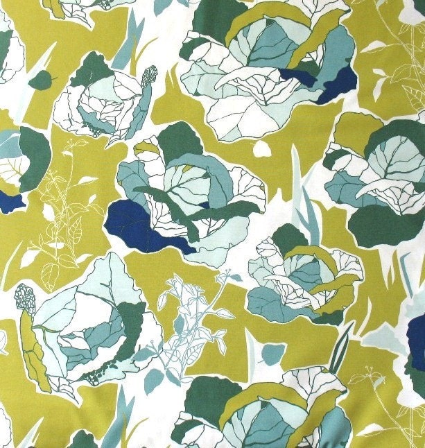 Chartreuse - Janette Cotton Fabric