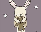 Teddy Is My Oldest Friend (Limited Edition Nursery Art Print)