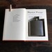 hollow book flask safe ''disputed passage'' (flask included) - perfect for dads and grads - father's day gift
