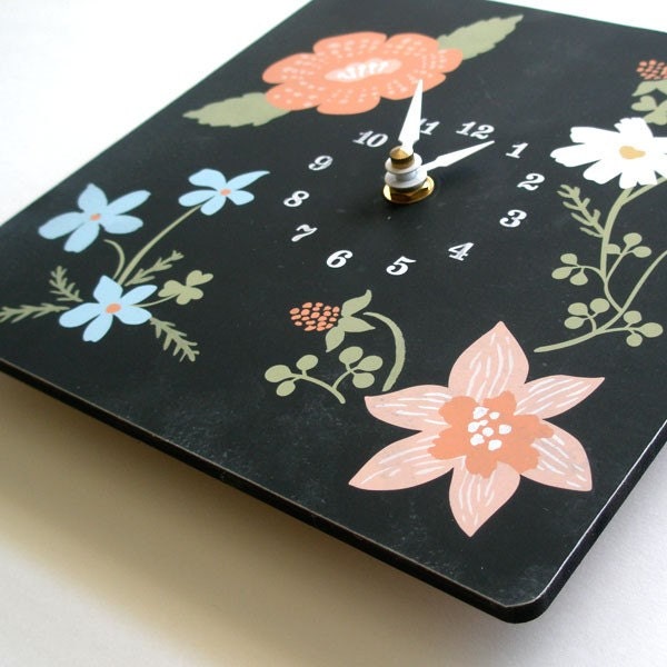 Wood Panel - Wildflowers