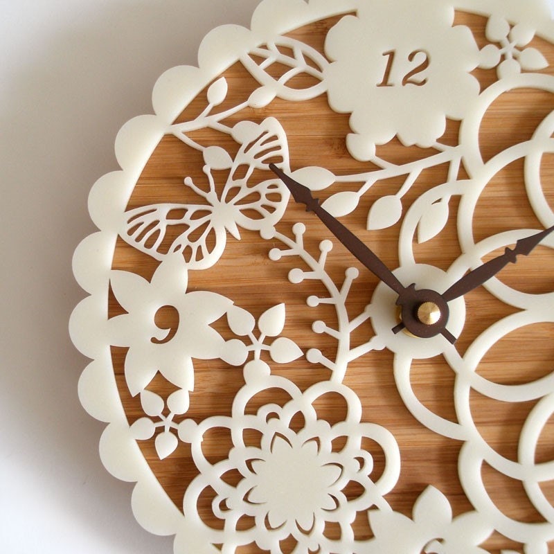 Kirie 01 Bamboo Clock