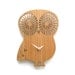 Wall Clock - Modern Owl without numbers