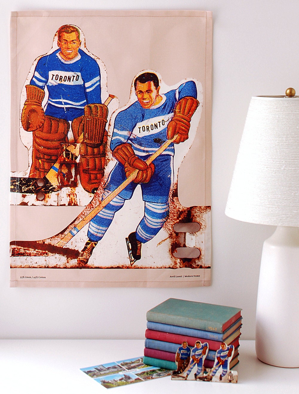 Team Toronto BBQ Towel - Retro Hockey Fans Unite