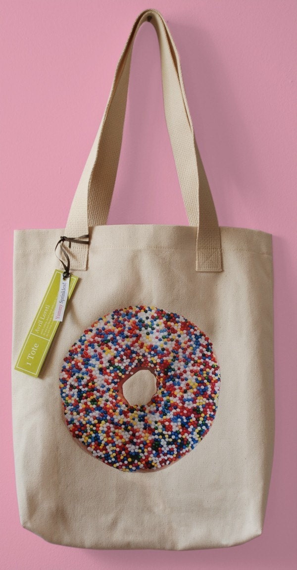 Sprinkles Doughnut Tote