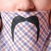 Mustache Hankie - Lumberjack Plaid - Movember