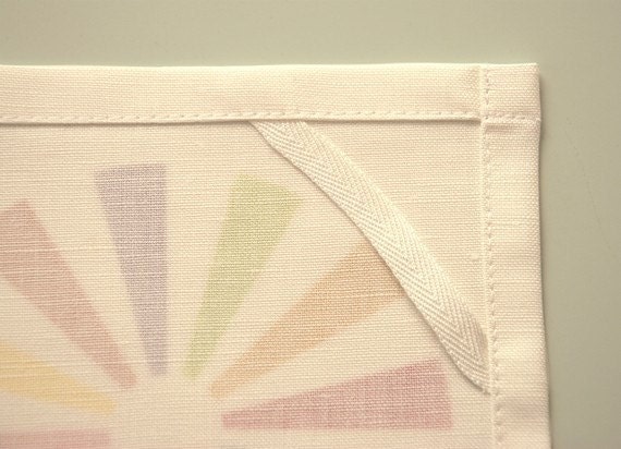 Cityscape Tea Towel - linen cotton multicolor skyscraper art