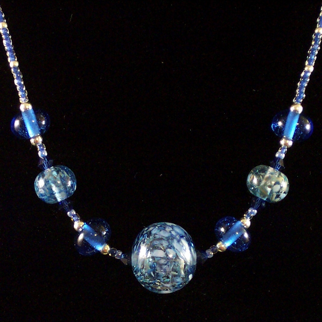 Lampwork Glass Necklace: Superior
