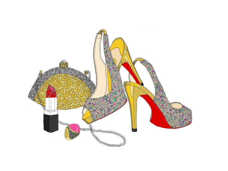 Glitter Girl... Mini Poster