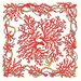 Red Coral Silk Scarf (Only One Left)