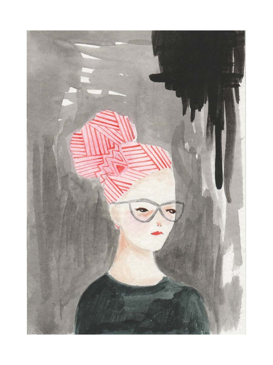 original painting illustration drawing paper art- making sense of things