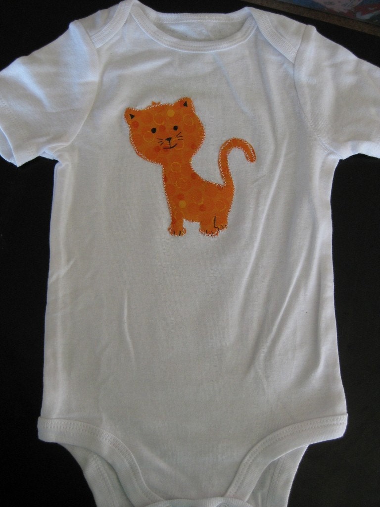 Inquisitive Cat Onesie Infant Body Suit