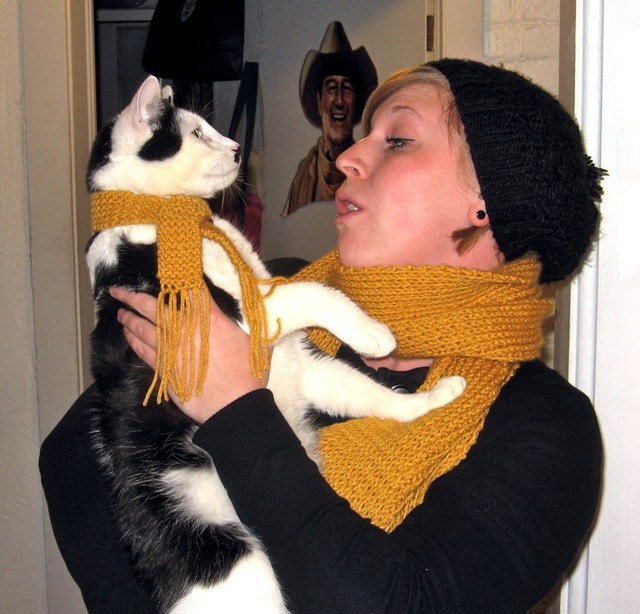 Scarf Set - For Kitty (or Doggie) and Me